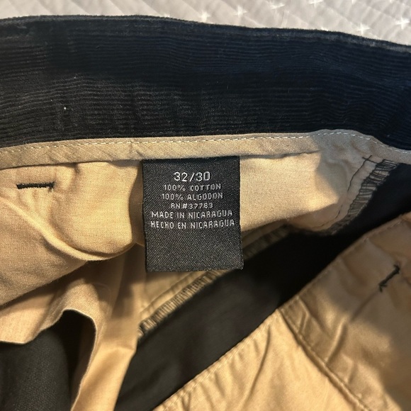 VTG Perry Ellis Portfolio Men's Pleated Cotton Corduroy Pants Sz 32 - Picture 9 of 9